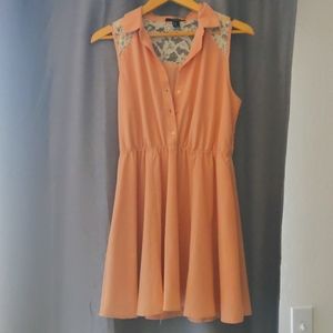 Peach dress, Forever 21, size: M